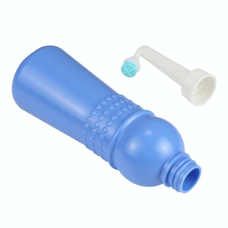 MDT-002 500ml Portable Handheld Travel Bidet Women Vaginal Washing Sprayer(Dark Blue)