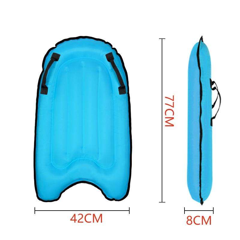 OMOUBOI SOFO00O3-H Inflatable Surfboard Children Swimming Buoyancy Bed Foldable Water Ski(Pink)