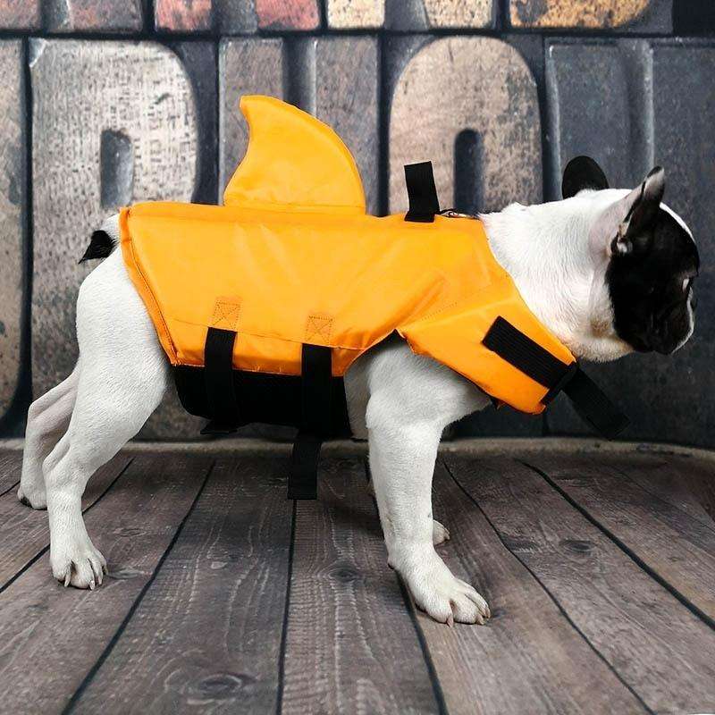 Summer Pet Life Jacket Dog Safety Clothes Dogs Swimwear Pets Safety Swimming Suit, Size:L(Yellow)