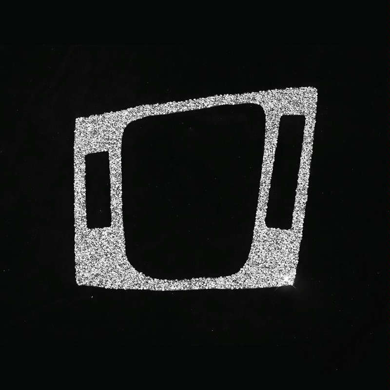 For BMW Series 3 E46 1998-2005 Car Center Control Panel Diamond Decoration Sticker, Right Drive