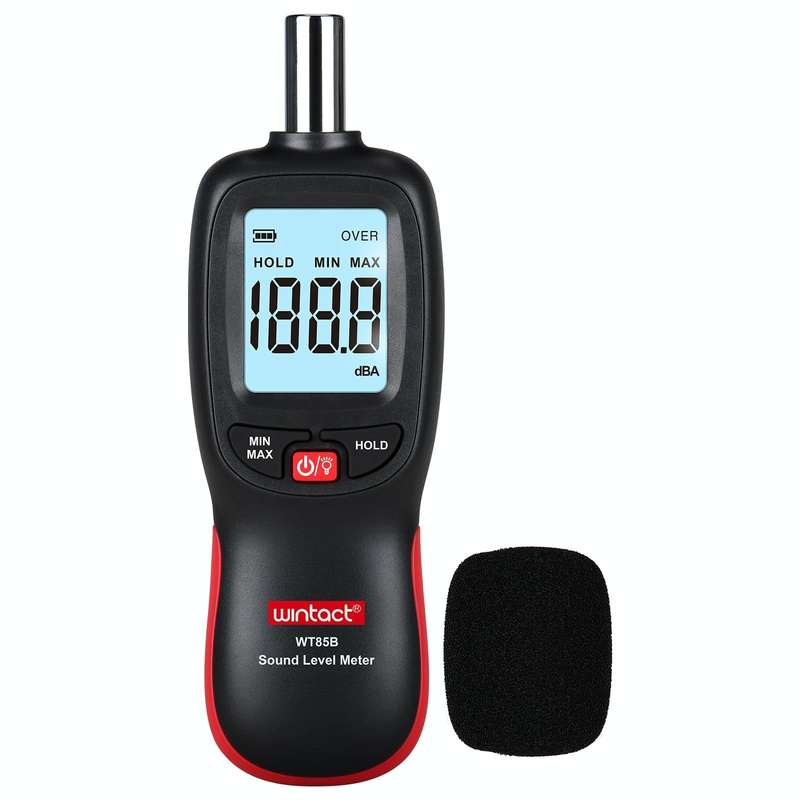 WT85B Sound Level Meter Digital Decibel Meter Digital Noise Meter Environmental Noise Tester