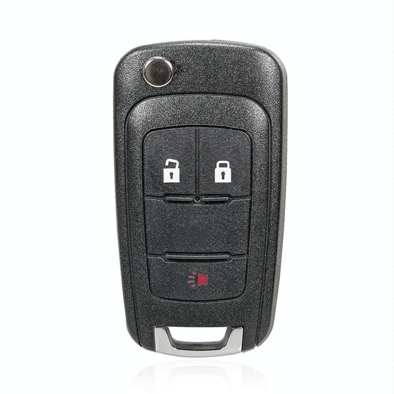 For Opel Car Keys Replacement Car Key Case with Foldable Key Blade(3 Buttons)