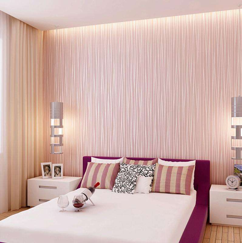 Modern Minimalist Bedroom Living Room Self-Adhesive Non-Woven Wallpaper Sticker, Specification: 0...