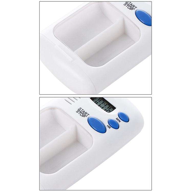 Smart portable Multi-Alarm Timer Pills Reminder Medicine Box(White)