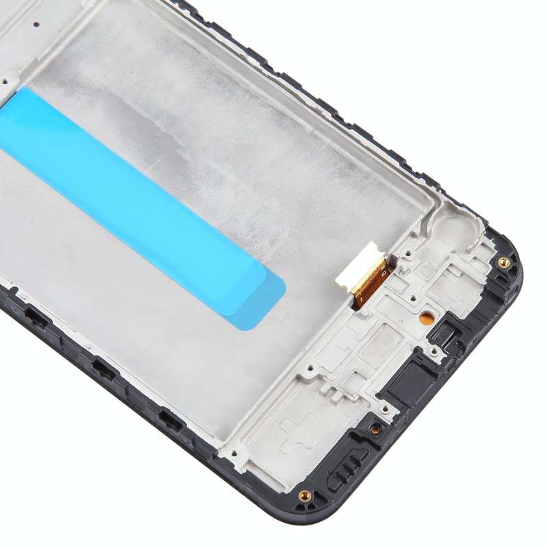 For Samsung Galaxy A25 SM-A256B 6.43 inch OLED LCD Screen Digitizer Full Assembly with Frame (Black)
