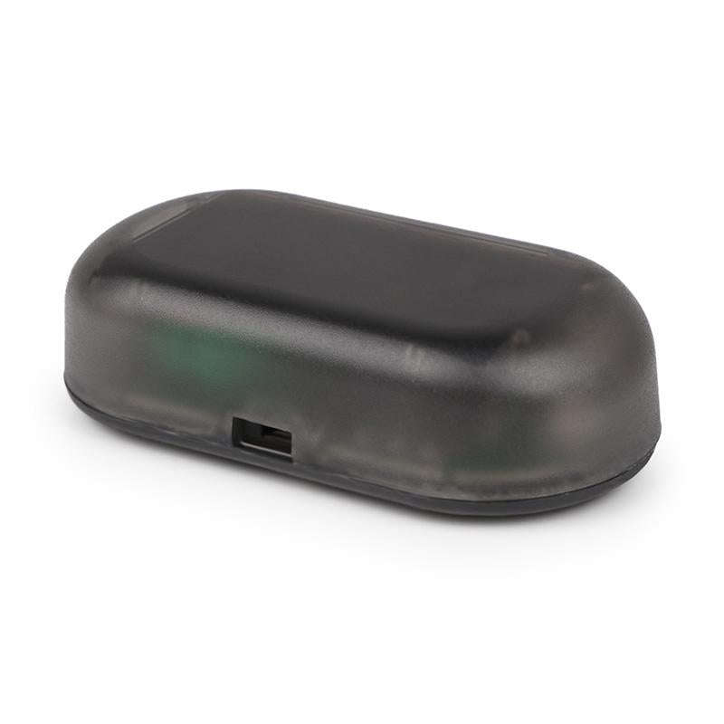LQ-S10 Car Solar Power Simulated Dummy Alarm Warning Anti-Theft LED Flashing Security Light Fake ...