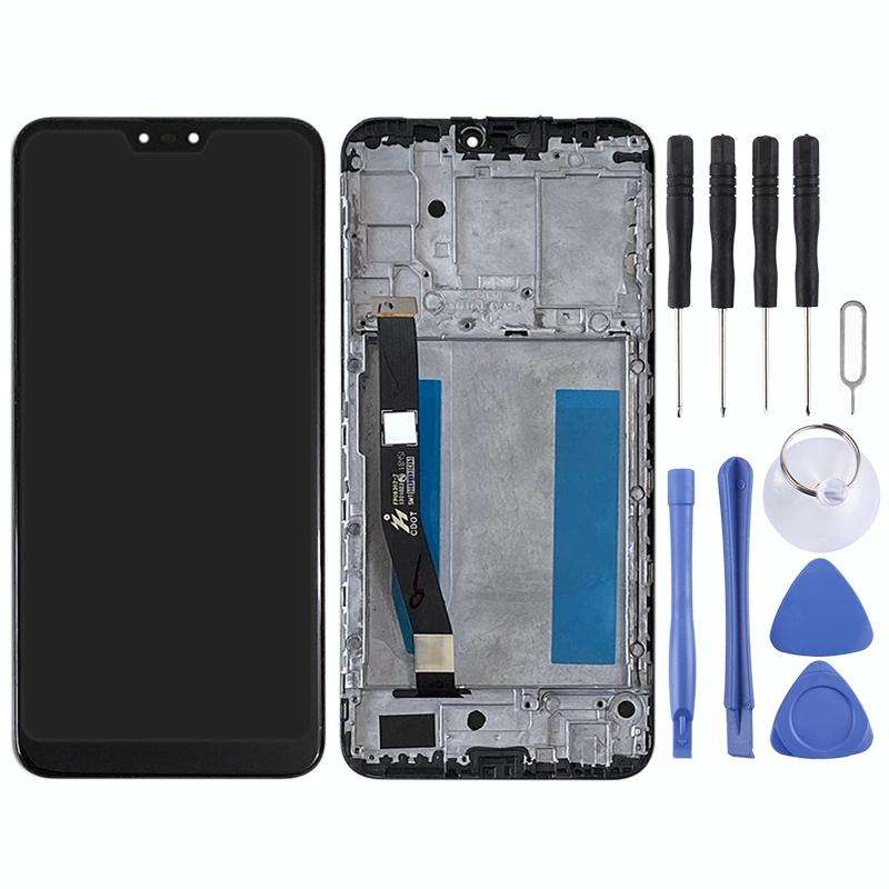 OEM LCD Screen for Asus Zenfone Max Plus (M2) ZB634KL A001D Digitizer Full Assembly with FrameBlack)