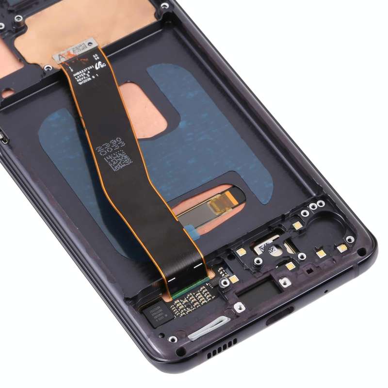 Original Dynamic AMOLED Material LCD Screen and Digitizer Full Assembly with Frame for Galaxy S20...