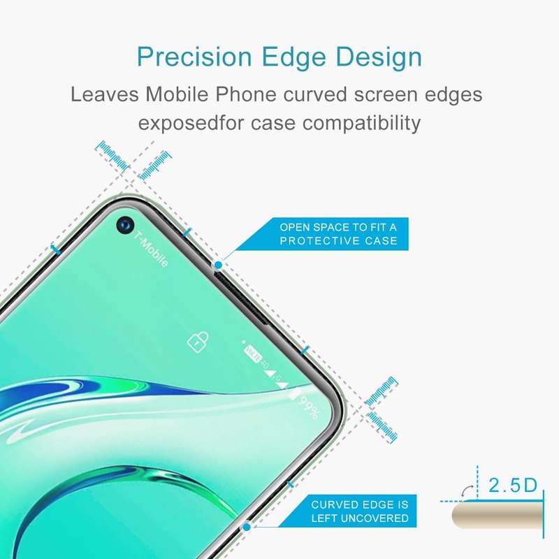 For Oukitel C21 Pro 10 PCS 0.26mm 9H 2.5D Tempered Glass Film