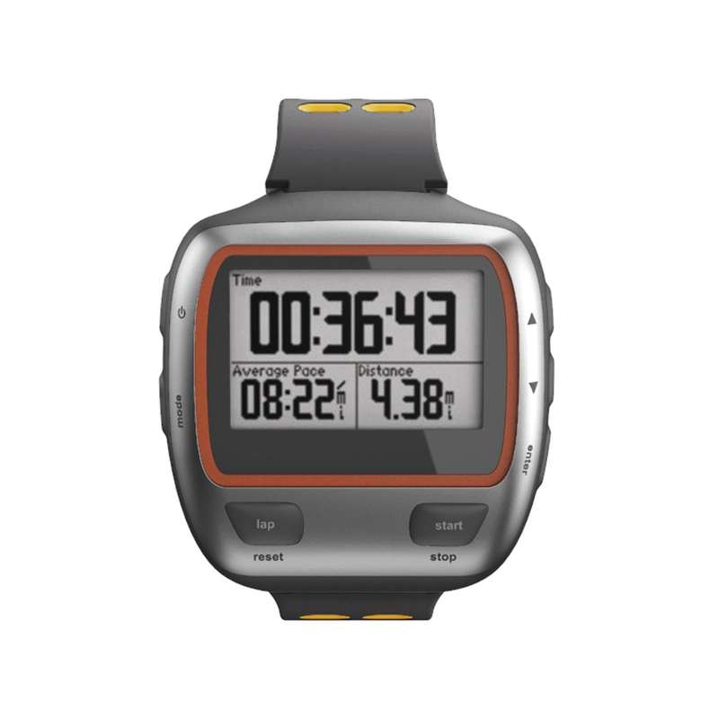 For Garmin Forerunner 310XT Two-color Silicone Watch Band(Grey Yellow)