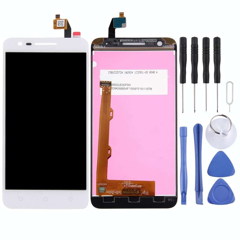OEM LCD Screen for Lenovo C2 / K10a40 with Digitizer Full Assembly (White)