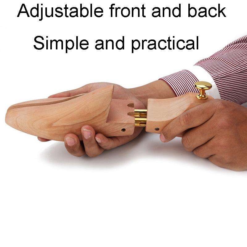 1pair Dutchwood Shoe Stretcher Expander Adjustable Anti-Wrinkle Shoe Last, Size: 45/46