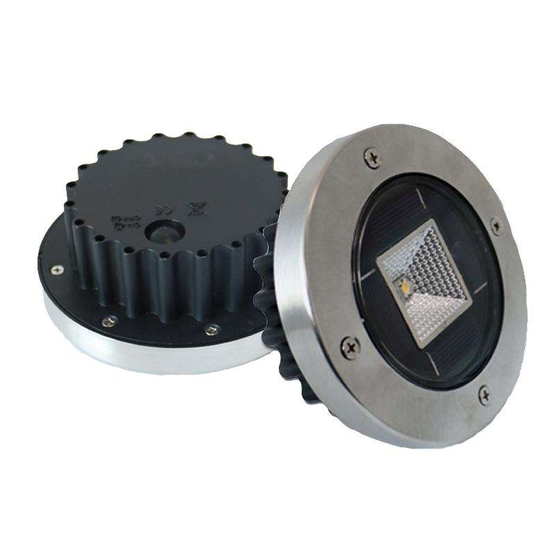 Outdoor Solar Buried Light Household Garden Grass Ground Waterproof Lamp(White Light)