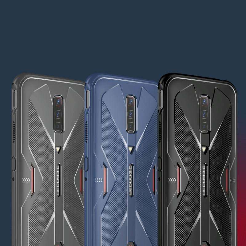 For ZTE nubia Red Magic 6 Pro / 6 TPU Cooling Gaming Phone All-inclusive Shockproof Case(Black)