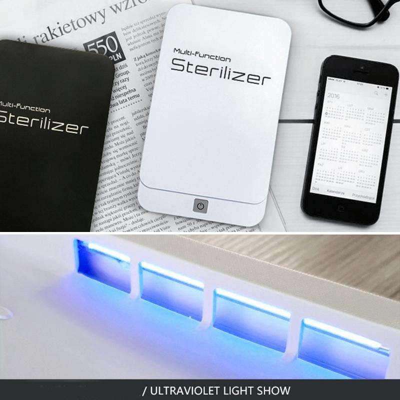 Multifunctional Mobile Phone Face Mask UV Disinfection Aromatherapy Ultraviolet Lamp Sterilizer D...