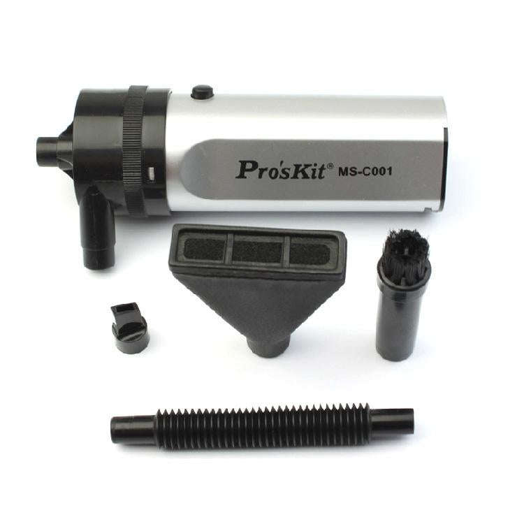 Pro'sKit MS-C001 Mini Vacuum Cleaner Mobile Computer Keyboard Dust Collector Cleaning Tool(Black)