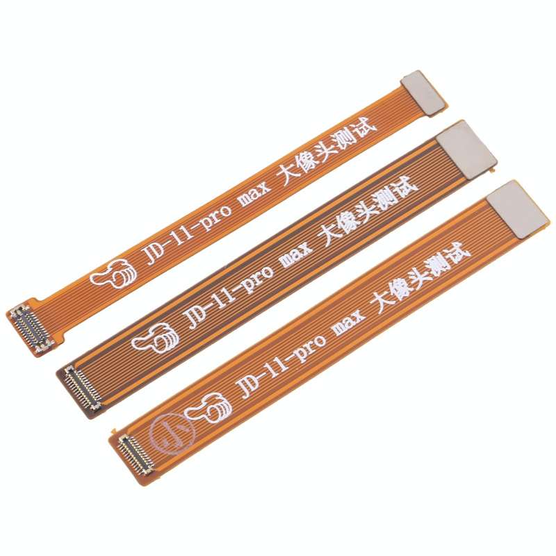For iPhone 11 Pro 3pcs/Set Rear Camera Extension Test Flex Cable