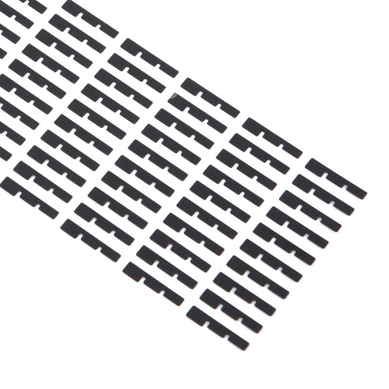 For iPhone 15 Pro 100pcs/set LCD Side Black Adhesive Sticker(03)