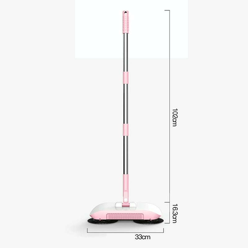 X2 Gear-assisted Walk-behind Sweeper, Specification: with 3 Rags(Blue)
