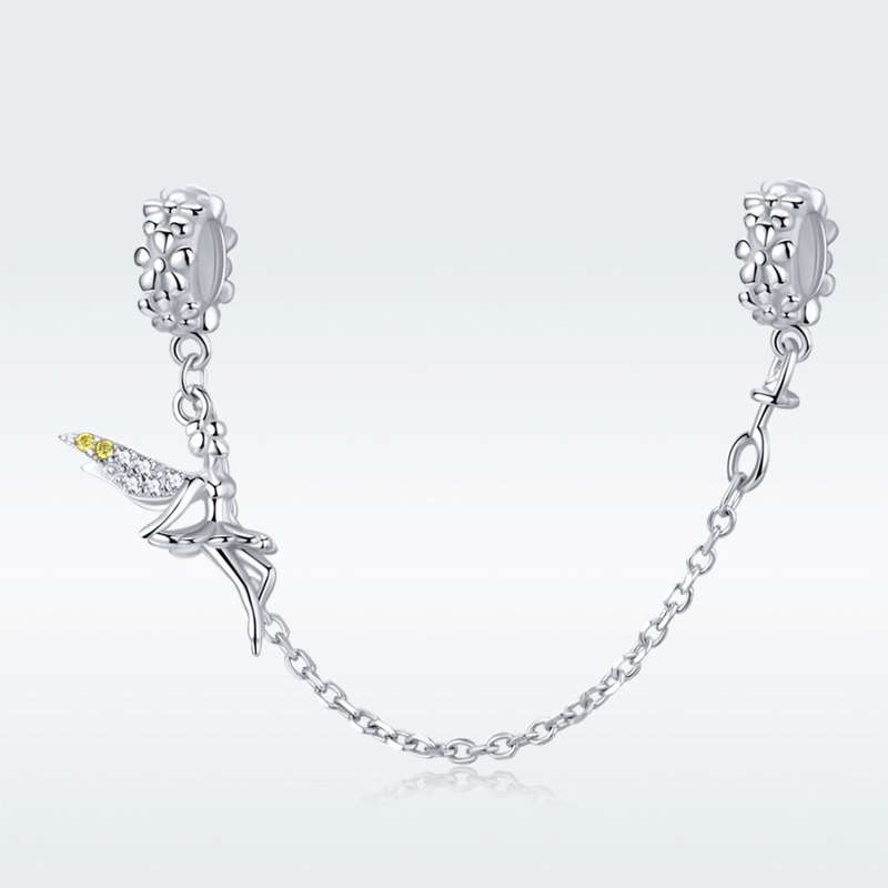 Sterling Silver Safety Chain DIY Bracelet Accessories Elf Jewelry Accessories