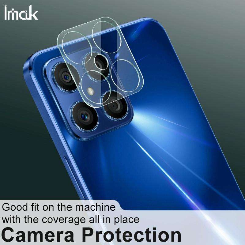 For Honor X8 2022 imak Integrated Rear Camera Lens Tempered Glass Film with Lens Cap