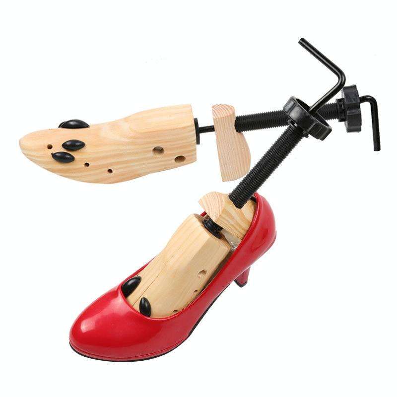 Pine Wood Unisex Fixed Fits Support Stretcher Shaper Shoes Expander , Size: S34-37Yards