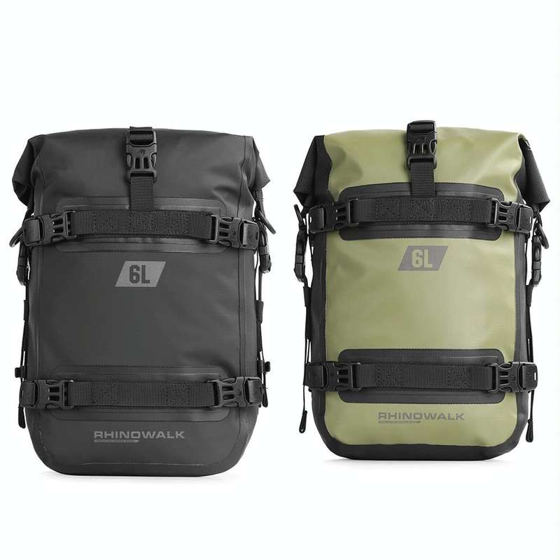 Rhinowalk MT2206 6L Waterproof Motorcycle Bumper Bag Outdoor Riding Bag(Green)