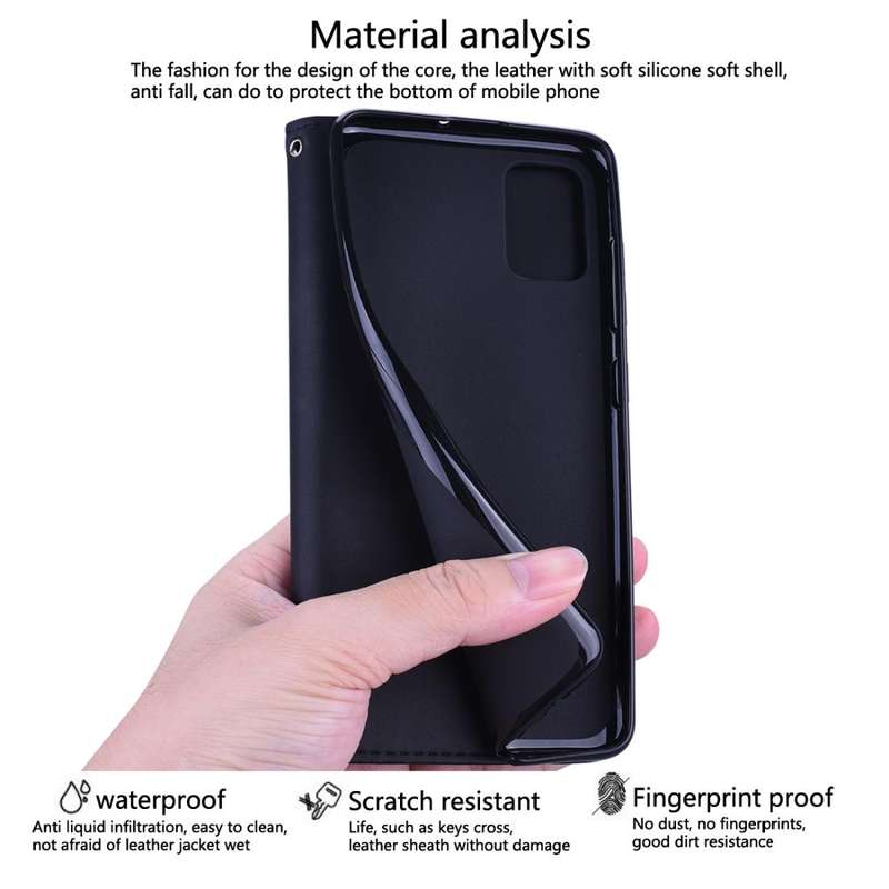 For Samsung Galaxy J5 (2016) / J510 Frosted Business Magnetic Horizontal Flip PU Leather Case wit...