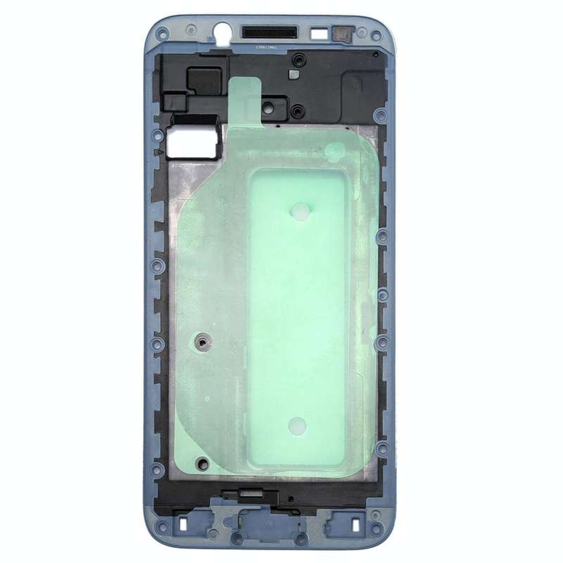 For Galaxy J730  Front Housing LCD Frame Bezel Plate(Blue)