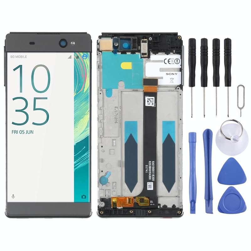 Original LCD Screen For Sony Xperia XA Ultra F3212 Digitizer Full Assembly with Frame(Black)