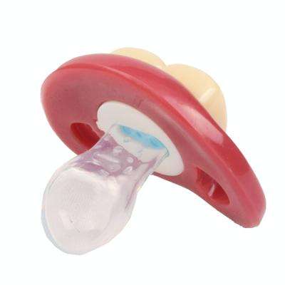 Safe Funny Two Front Teeth Silicone Baby Nipple