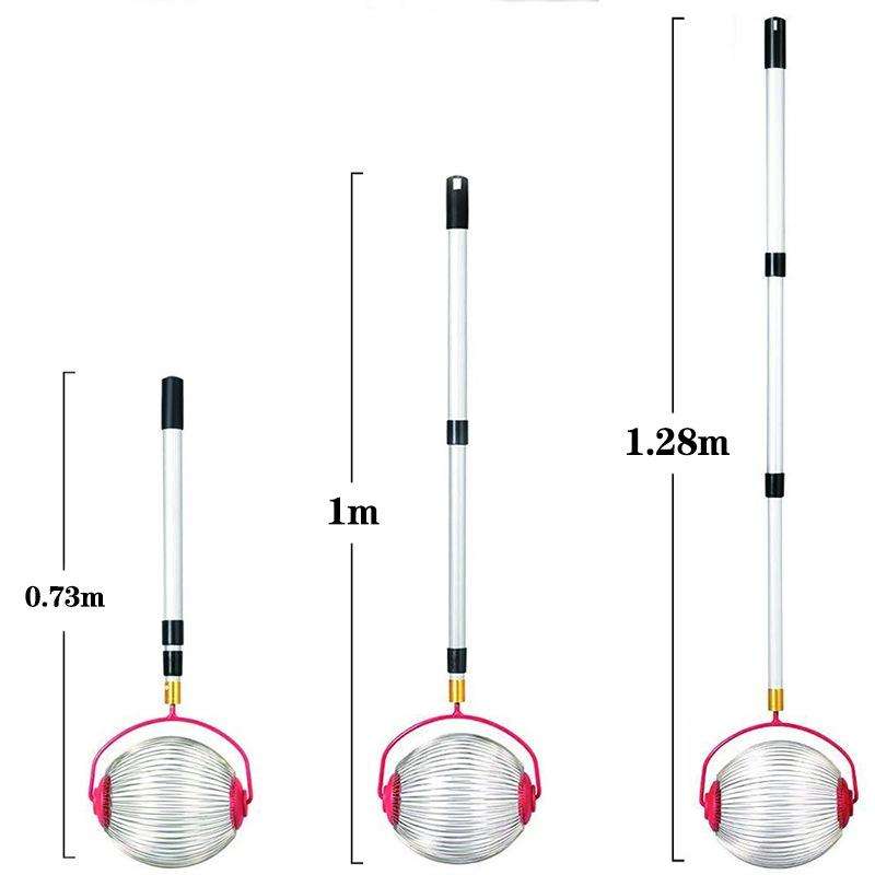 Garden Tools Nut Collector Fruit Picker Picking Walnut Picking Chestnut Picker, Style:Telescopic ...