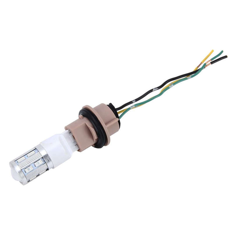 2 PCS 7443 Car Auto LED Bulb Socket Holder (No Including Light)