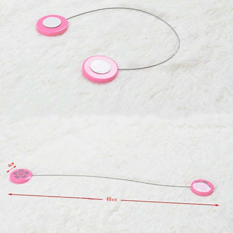 2 PCS Simple Modern Magnet Wire Curtain Buckle Magnetic Free Installation Curtain Strap Tie Wire ...