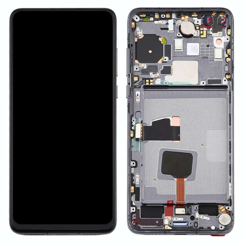Original OLED LCD Screen for Huawei P40 Digitizer Full Assembly with Frame(Black)