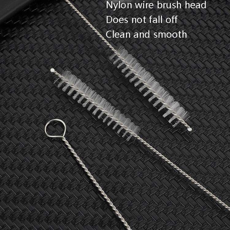 50 PCS Stainless Steel Brush Bottle Cleaning Brush, Size: 20cm