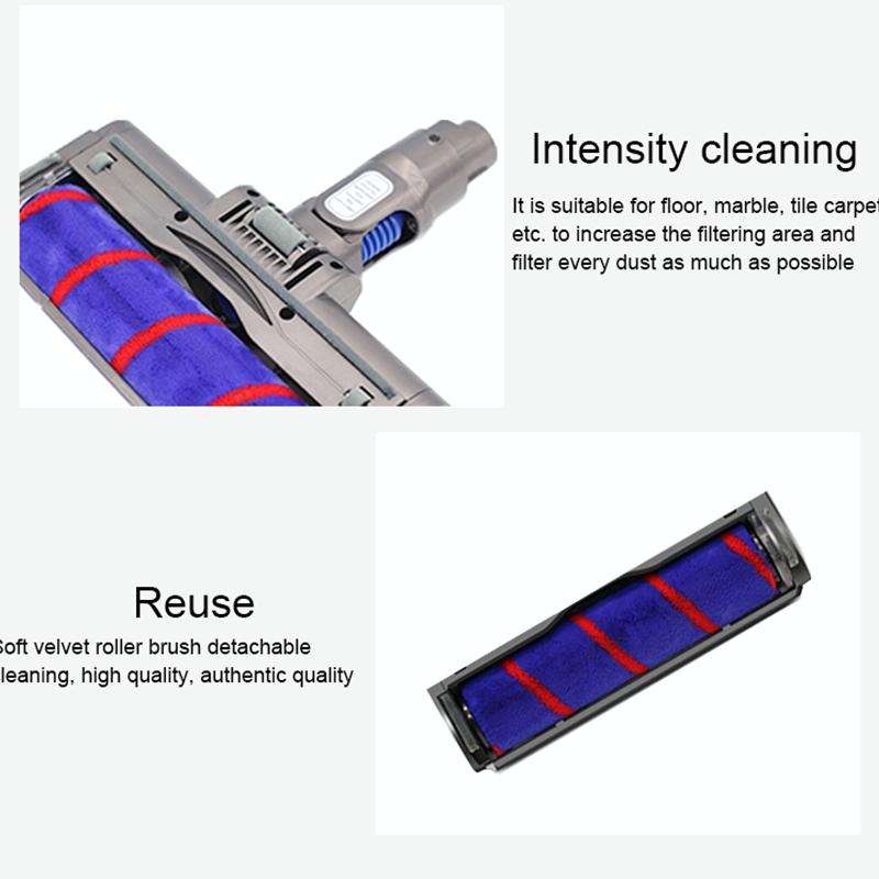 For Dyson V6 / DC62 Vacuum Cleaner Electric Floor Brush Soft Floor Brush