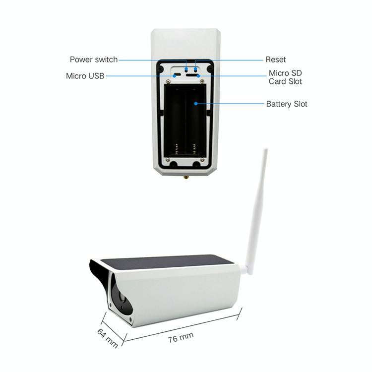 YS-Y4 1080P HD Solar Wifi Battery Camera, Support Motion Detection & Infrared Night Vision & SD C...