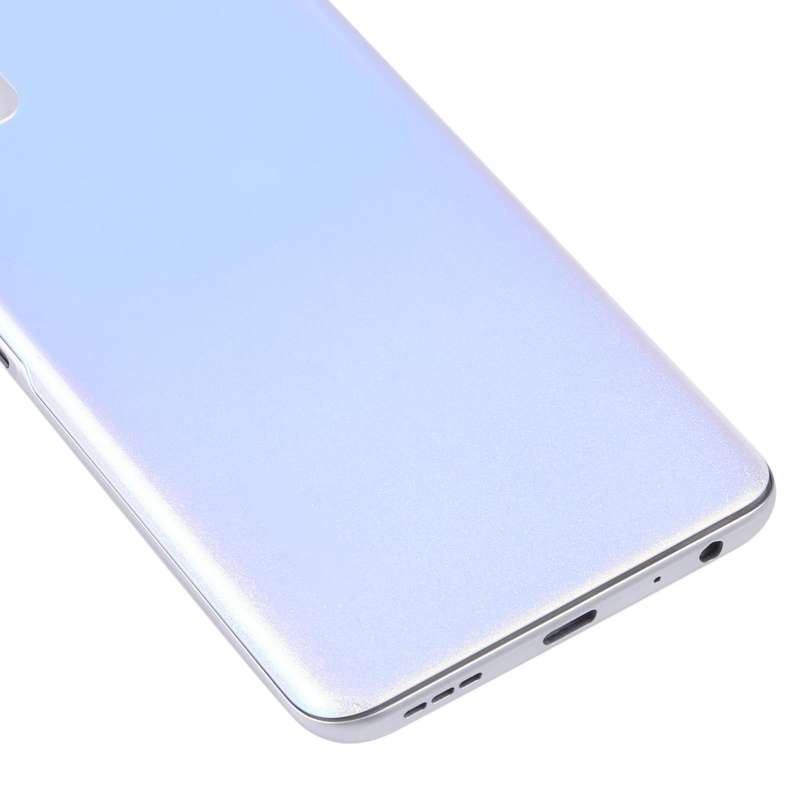 For vivo Y53s 5G Battery Back Cover with Middle Frame (Silver)