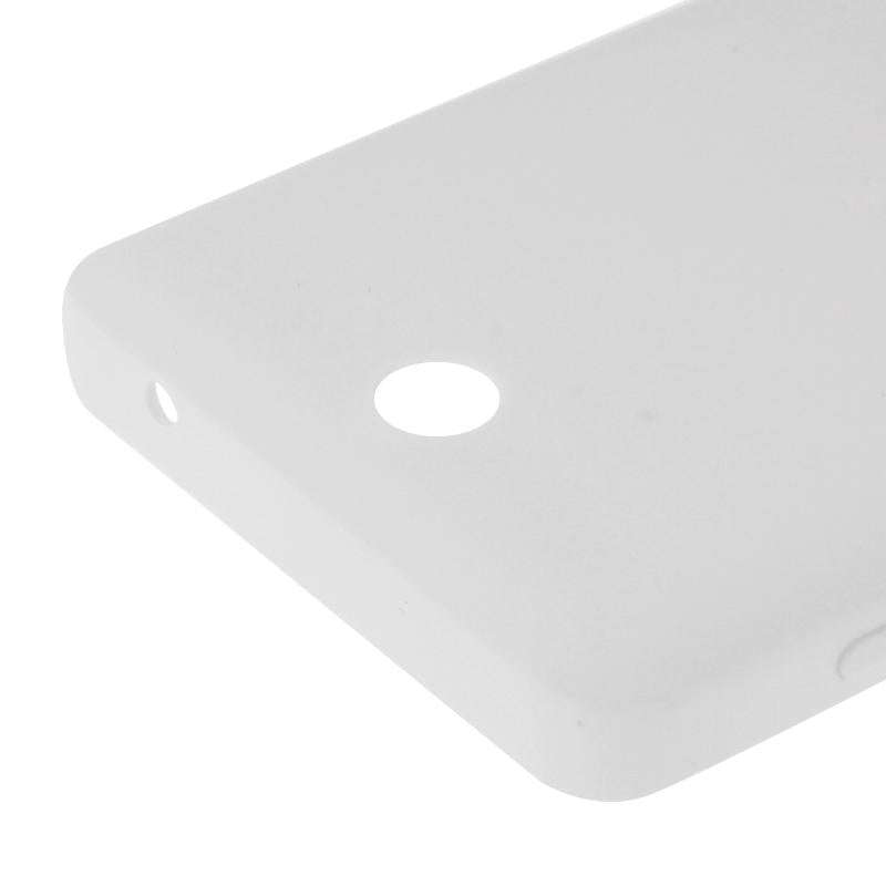 Frosted Surface Plastic Back Housing Cover for Microsoft Lumia 430(White)