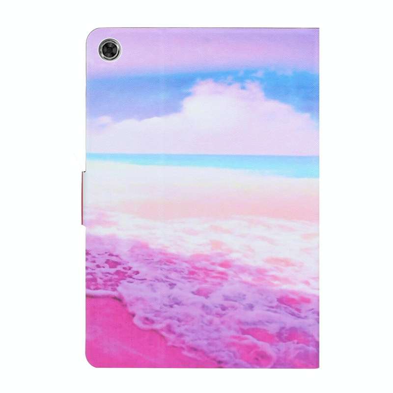 For Lenovo Tab M10 3rd Gen Voltage Coloured Drawing Smart Leather Tablet Case(Marble)
