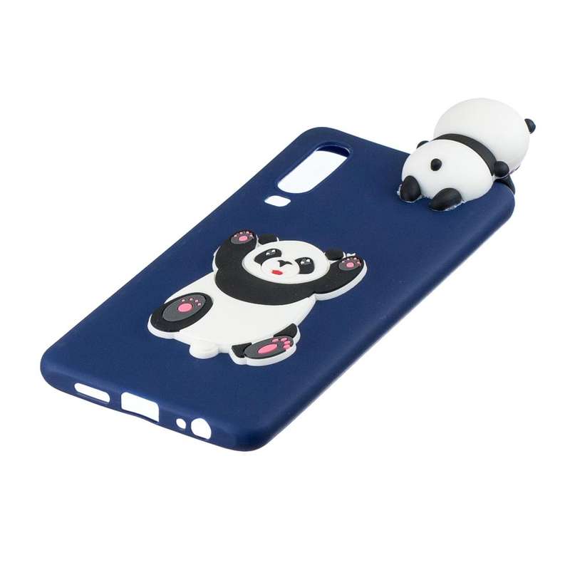 For Galaxy A70 3D Cartoon Pattern Shockproof TPU Protective Case(Panda)