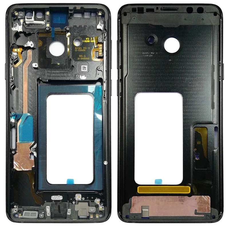For Galaxy S9+ G965F, G965F/DS, G965U, G965W, G9650  Middle Frame Bezel (Black)