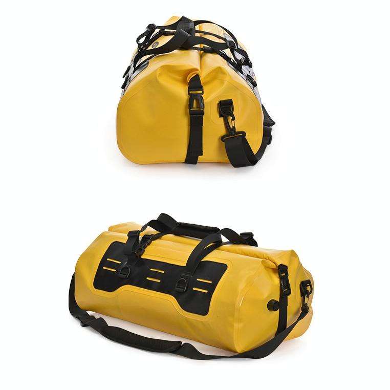 AFISHTOUR FM2031 40L Waterproof Travel Luggage Bag Large Capacity Motorcycle Rear Seat Bag(Yellow)