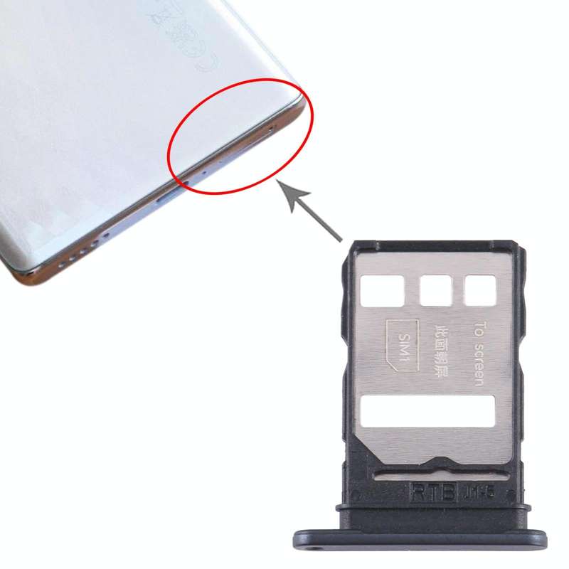 For Honor 70 Pro SIM + SIM Card Tray (Black)