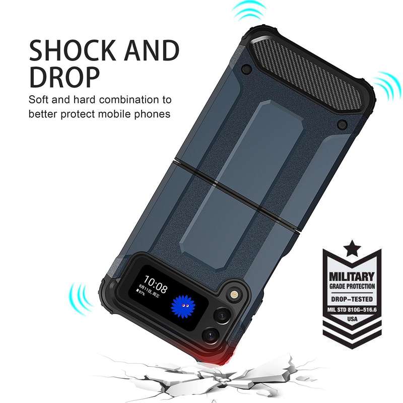 For Samsung Galaxy Z Flip3 5G Magic Armor TPU + PC Phone Case(Black)