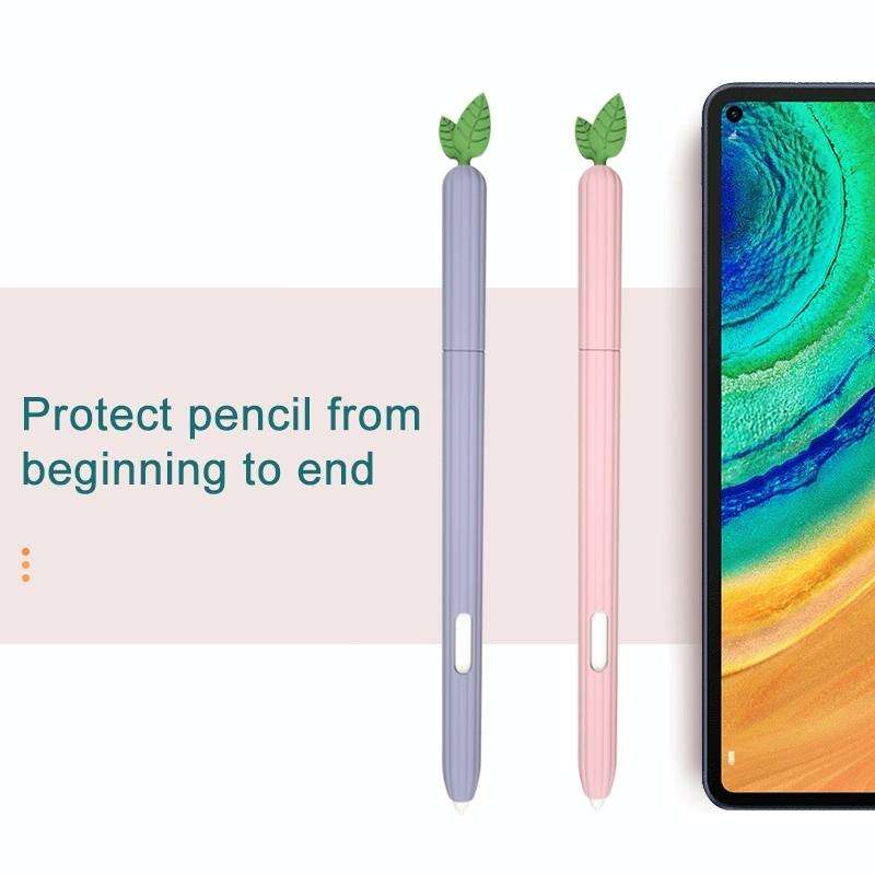 For Samsung Galaxy Tab S7 SM-870 / SM-T875 Fruit and Vegetable Shape Stylus Silicone Protective C...