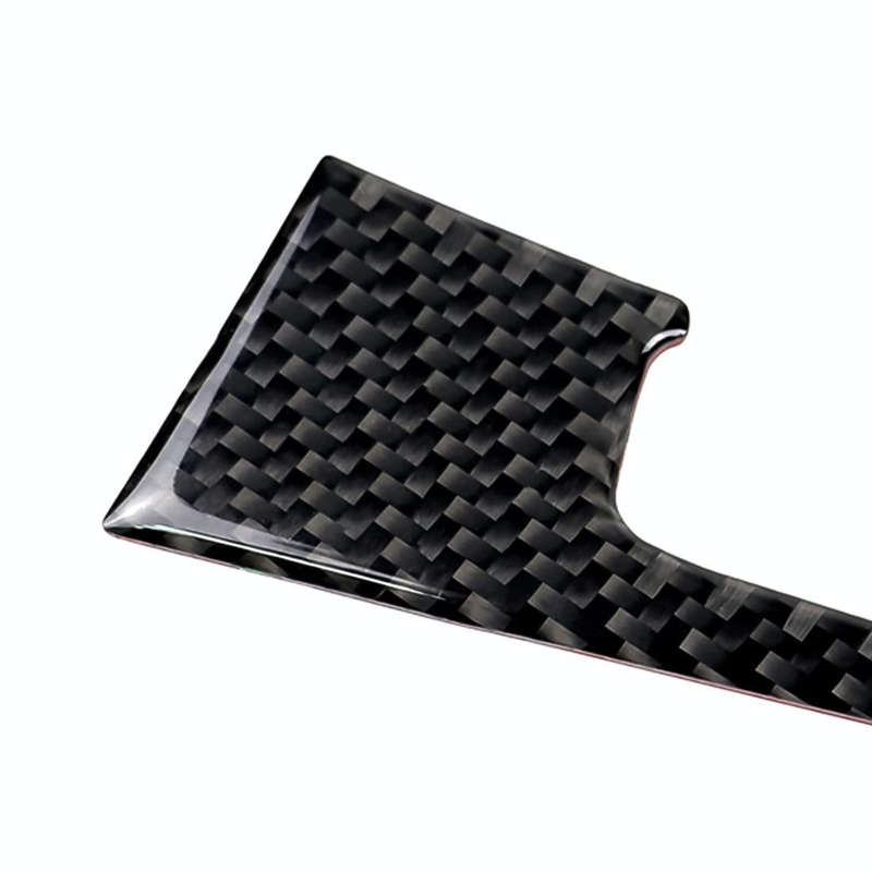 Car Carbon Fiber Gear Position Panel Frame Decorative Sticker for Volkswagen Golf 7 2018-, withou...