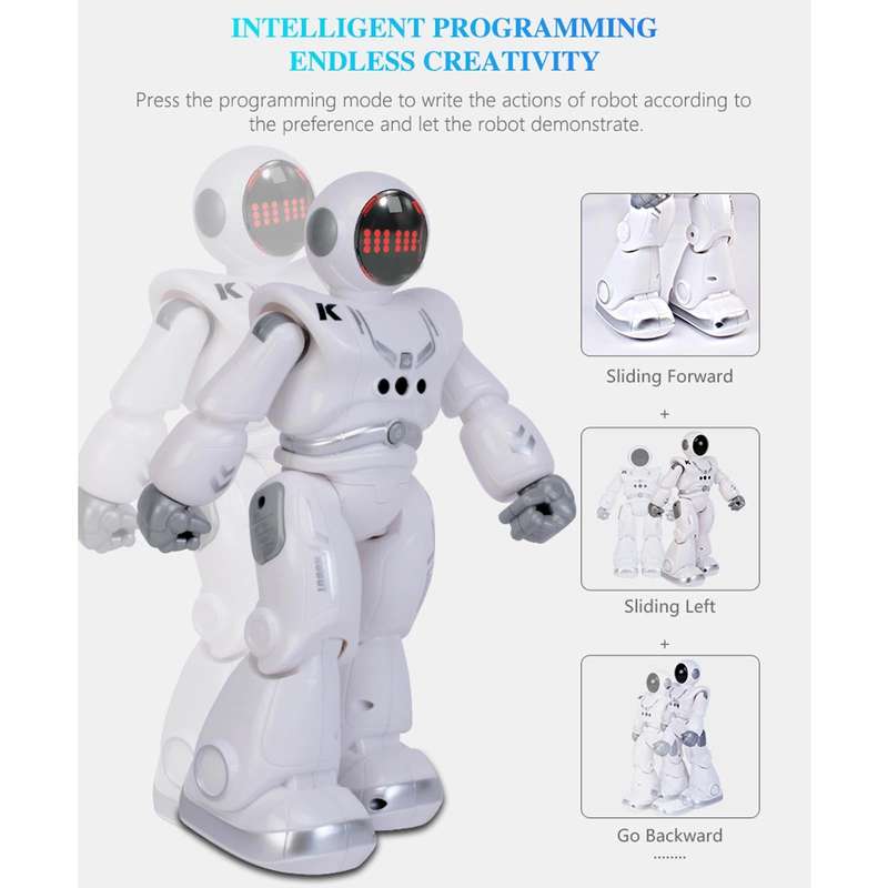JJR/C R18 Gesture Sensing Remote Control Robot(Silver)