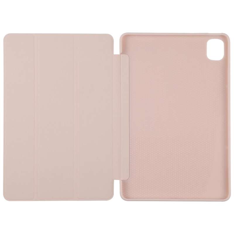For Xiaomi Mi Pad 5 TPU Three-fold Leather Tablet Case(Pink)